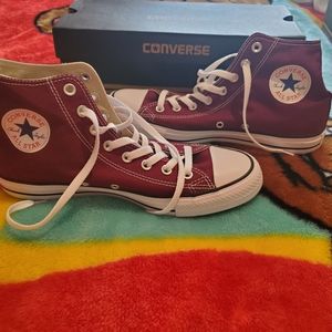 MENS MAROON CONVERSE AUTHENTIC